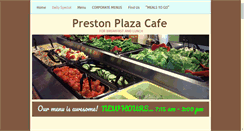 Desktop Screenshot of prestonplazacafe.com